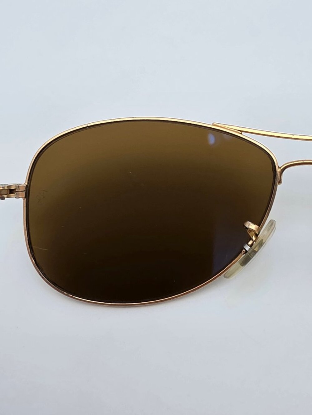 Ray-Ban RB3362 Cockpit Gold Frame Polarized Brown B-15 Lens Aviator Sunglasses - Picture 9 of 16